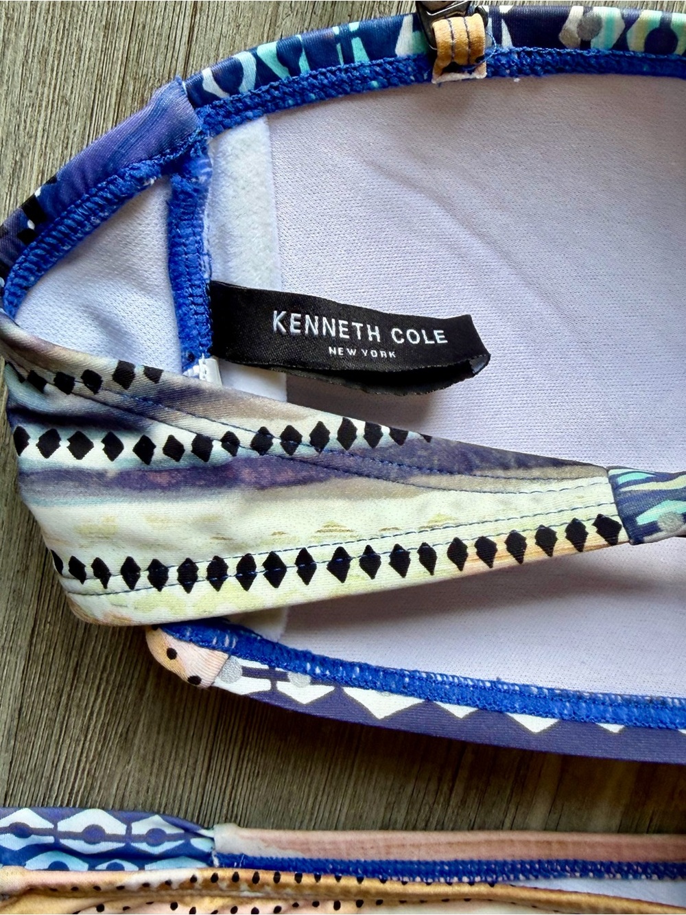 Kenneth Cole Patterned Bikini Set - Picture 3 of 3
